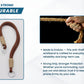 Anti-Theft Phone Wrist Strap Wristband with Anchor Tab & Carabiner – Secure Mobile Holder for Safety (Brown)