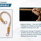 Anti-Theft Phone Wrist Strap Lanyard – Durable Paracord with Metal Clip – Universal Fit (Beige)