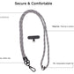 Universal Adjustable Phone Lanyard Strap – Neck & Crossbody Holder with Anchor Tab, Hands-Free