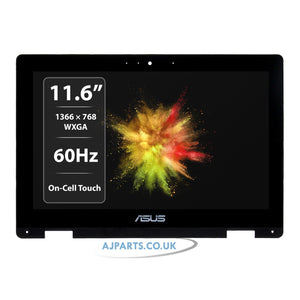 Asus Chromebook Flip C214 Series 11.6" 1366 x 768 HD LCD Touchscreen Assembly Laptop Replacement On-Cell Touch Display