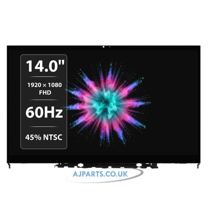 Dell Inspiron 14 7415 2-in-1 14.0" 1920x1080 FHD 30Pins Laptop Replacement LCD Touch Screen Display Assembly with Bezel