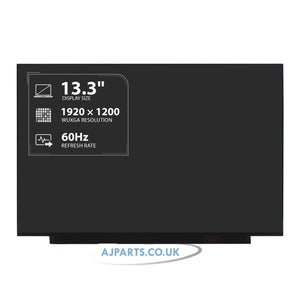 AUO B133UAN01.0 13.3" WUXGA 1920x1200 IPS LED LCD 30Pin (18mm) Replacement Laptop Screen