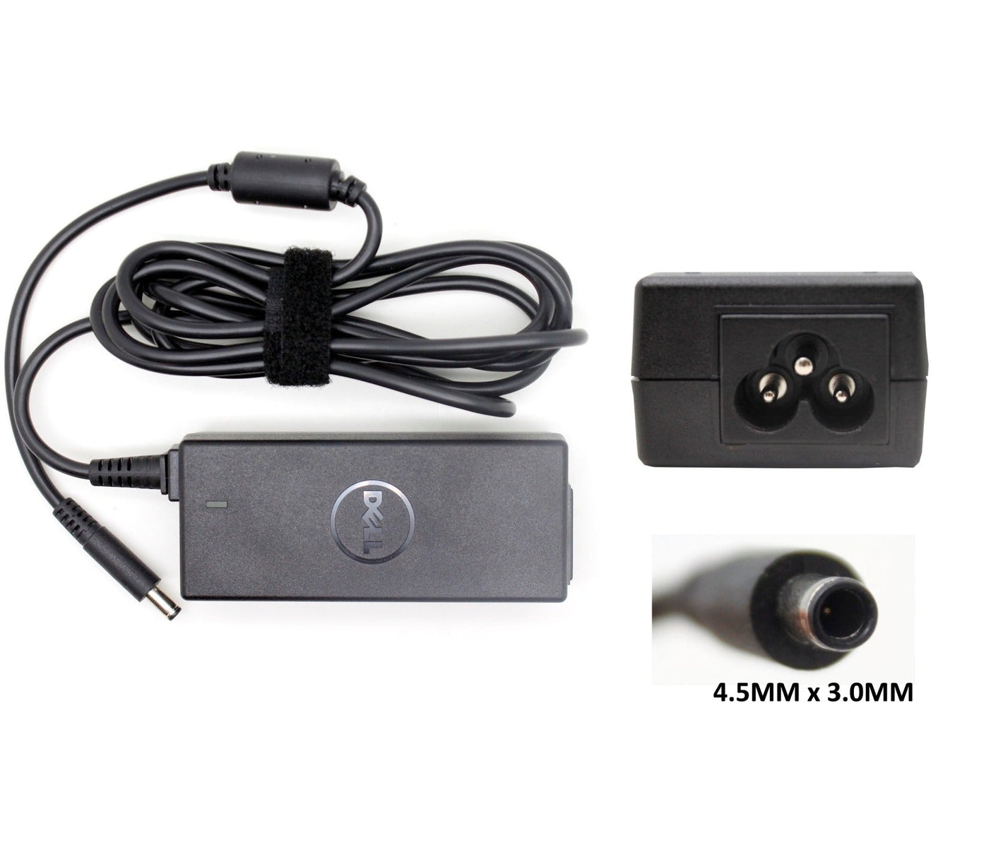 Genuine Dell Inspiron 17 3000 45W 4.5MM x 3.0MM Laptop AC Adapter