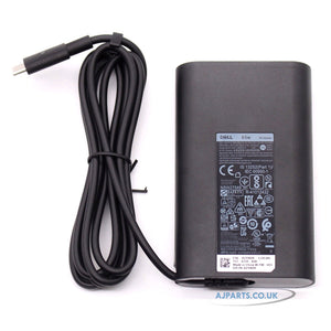 Genuine Dell 2YK0F 5V 3A 9V 3A 15V 3A 20V 3.25A 65W Type-C Adapter USB-C Power Charger Slim Type