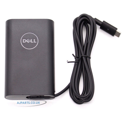 Genuine Dell 2YK0F 5V 3A 9V 3A 15V 3A 20V 3.25A 65W Type-C Adapter USB-C Power Charger Slim Type