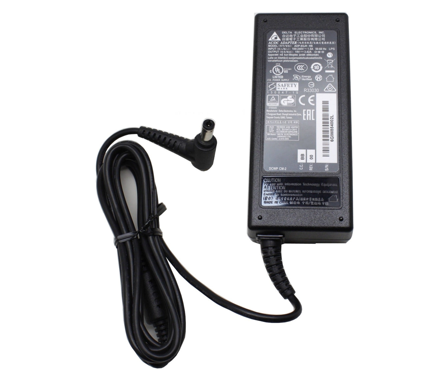 For Advent Torino X400 65W Delta 5.5MM x 2.5MM Compatible Laptop Adapter