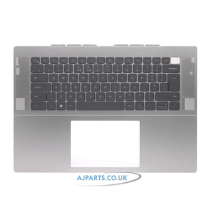 Dell Inspiron 16 5625 UK Layout Backlit Replacement Laptop Palmrest with Keyboard Silver