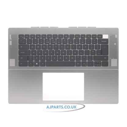 Dell Inspiron 16 5620 UK Layout Backlit Replacement Laptop Palmrest with Keyboard Silver