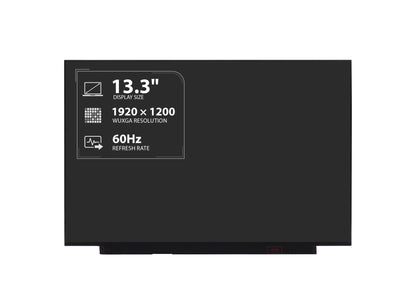 B133UAN01.0 HW1A 13.3" WUXGA 1920x1200 16:10 IPS LED LCD 30Pin Replacement Laptop Screen