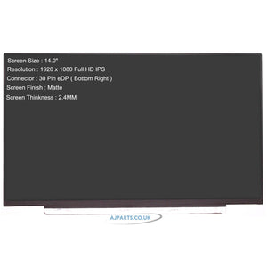 Acer Swift GO SFG14-41-R2E4 14" Matte LED LCD FHD Laptop Replacement Screen