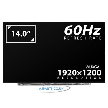 Lenovo 5D11P86184 14.0" 1920x1200 WUXGA LED LCD IPS Replacement Laptop Screen