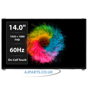 AU Optronics B140HAK02.2 14.0" 1920x1080 IPS 40Pin In-Cell Touch Display Replacement Laptop Screen