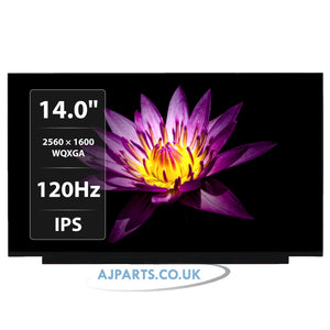 NE140QDM-NX1 V18.0 14.0" Matte IPS LED LCD WQXGA 40Pin Laptop Replacement Screen