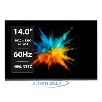 BOE NV140WUM-N4F 14.0" 1920x1200 WUXGA IPS 30pin Laptop Replacement Screen