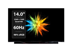 AUO B140QAN02.3 14.0" 2560 x 1440 Quad-HD IPS LED LCD 40Pins Laptop Replacement Screen
