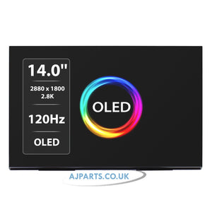 Samsung ATNA40HQ01 14.0" 2.8K 2880 x 1800 120Hz Laptop Replacement OLED Screen