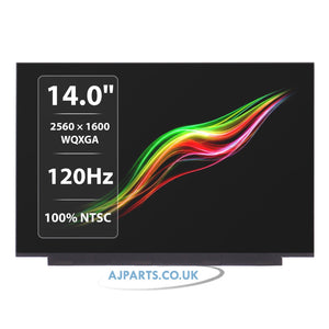 TIANMA TL140ADXP01-00 14.0" IPS 2560x1600 WQXGA 120Hz Non-Touch LED LCD Laptop Compatible Screen