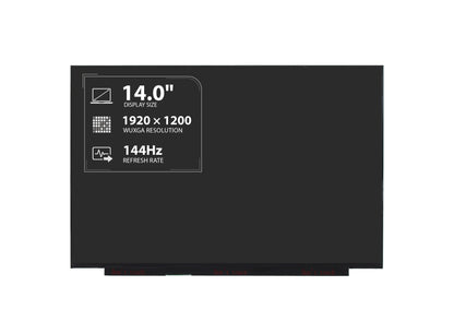 NE140WUM-NX1 V18.0 14.0" FHD+ (1920 x 1200) 16:10 IPS Non-Touch 40Pin 144Hz Laptop Replacement Screen