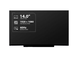 BOE NV140FHM-N4Z 14.0" FHD LED LCD IPS 315mm Wide 30Pin Replacement Laptop Screen