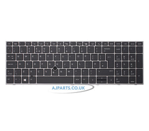 HP ZBook 15 G5 Backlit UK Layout Compatible Laptop Keyboard with Pointer