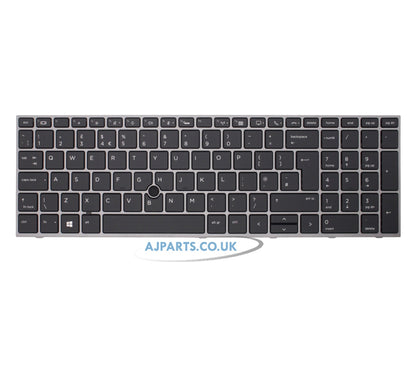 HP ZBook 15 G5 Backlit UK Layout Compatible Laptop Keyboard with Pointer