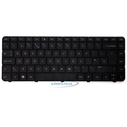 HP 698694-001 UK Layout Non-Backlit Replacement Laptop Keyboard Black