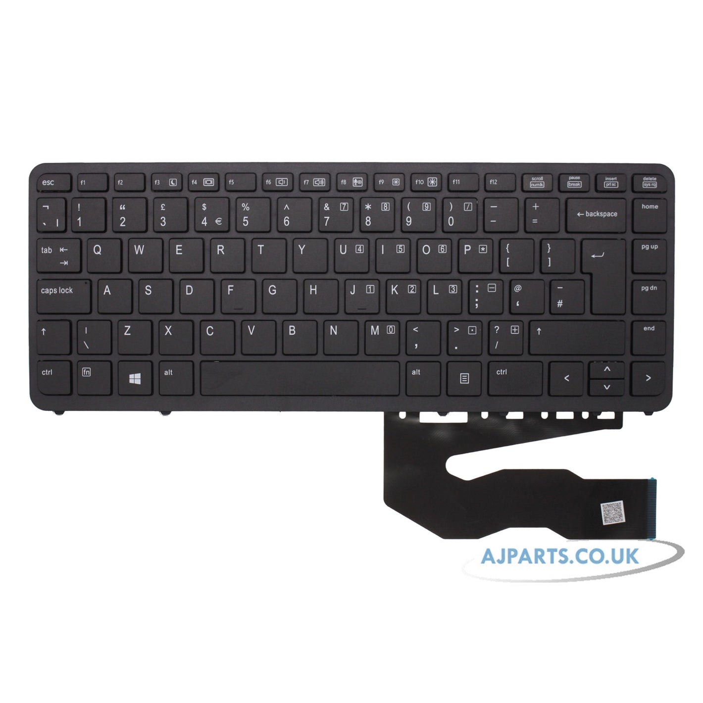 HP Elitebook 840 UK Layout Non-Backlit Replacement Laptop Keyboard