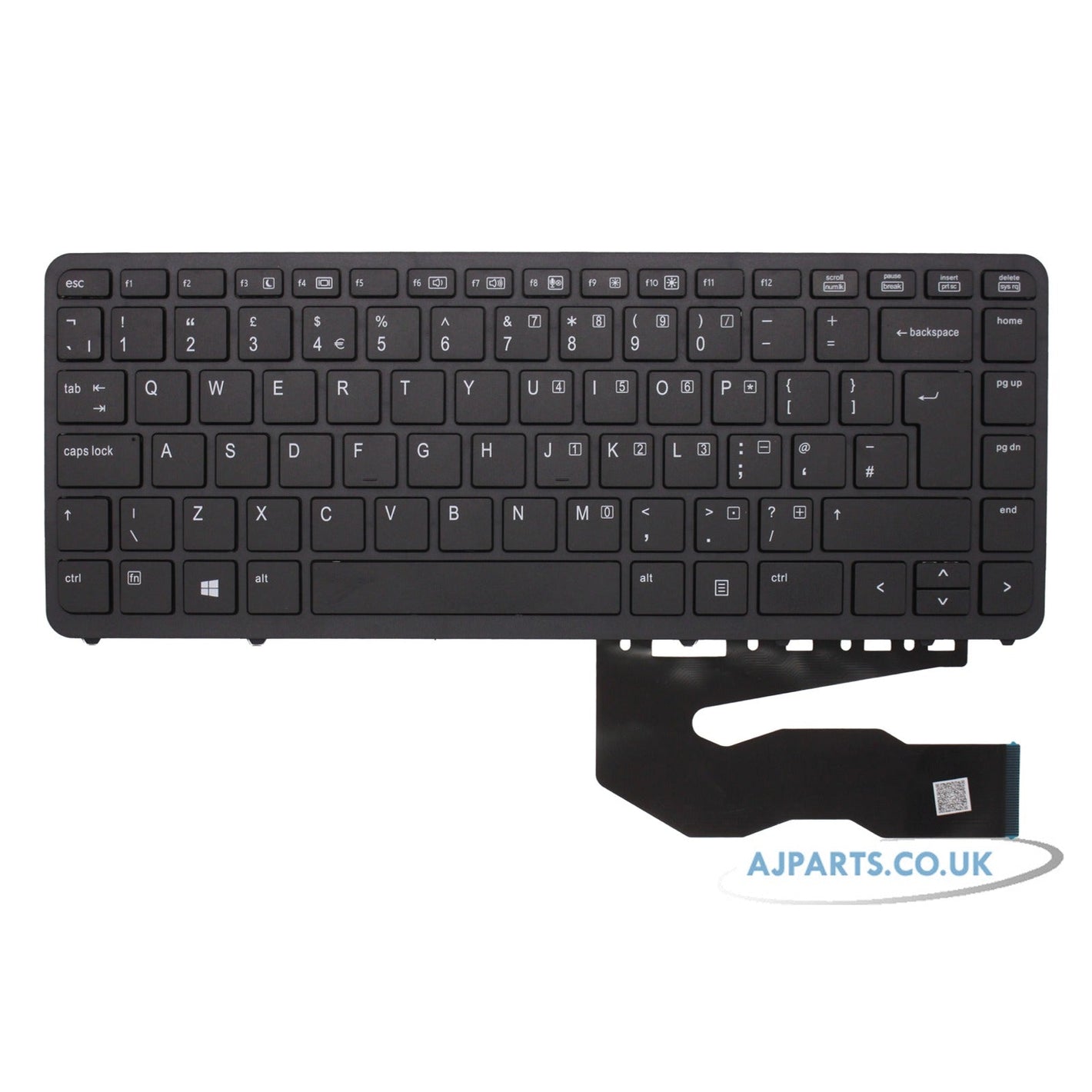 HP 9Z.N9JBV.201 UK Layout Non-Backlit Replacement Laptop Keyboard