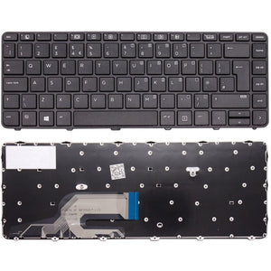 HP 840791-031 UK Layout Non-Backlit Replacement Laptop Keyboard Black