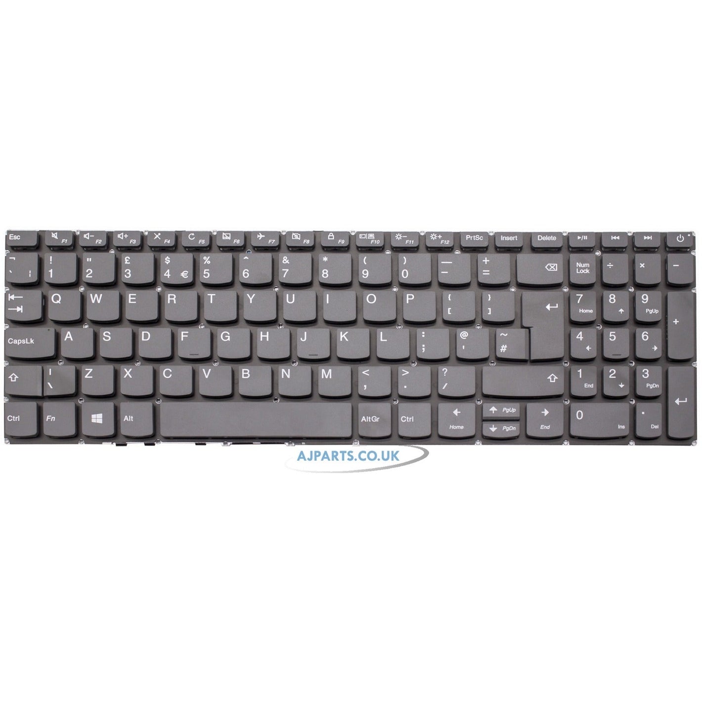 Lenovo Ideapad 320-15IKB ( Type 80XL, 80YE ) UK Layout Non-Backlit Replacement Laptop Keyboard