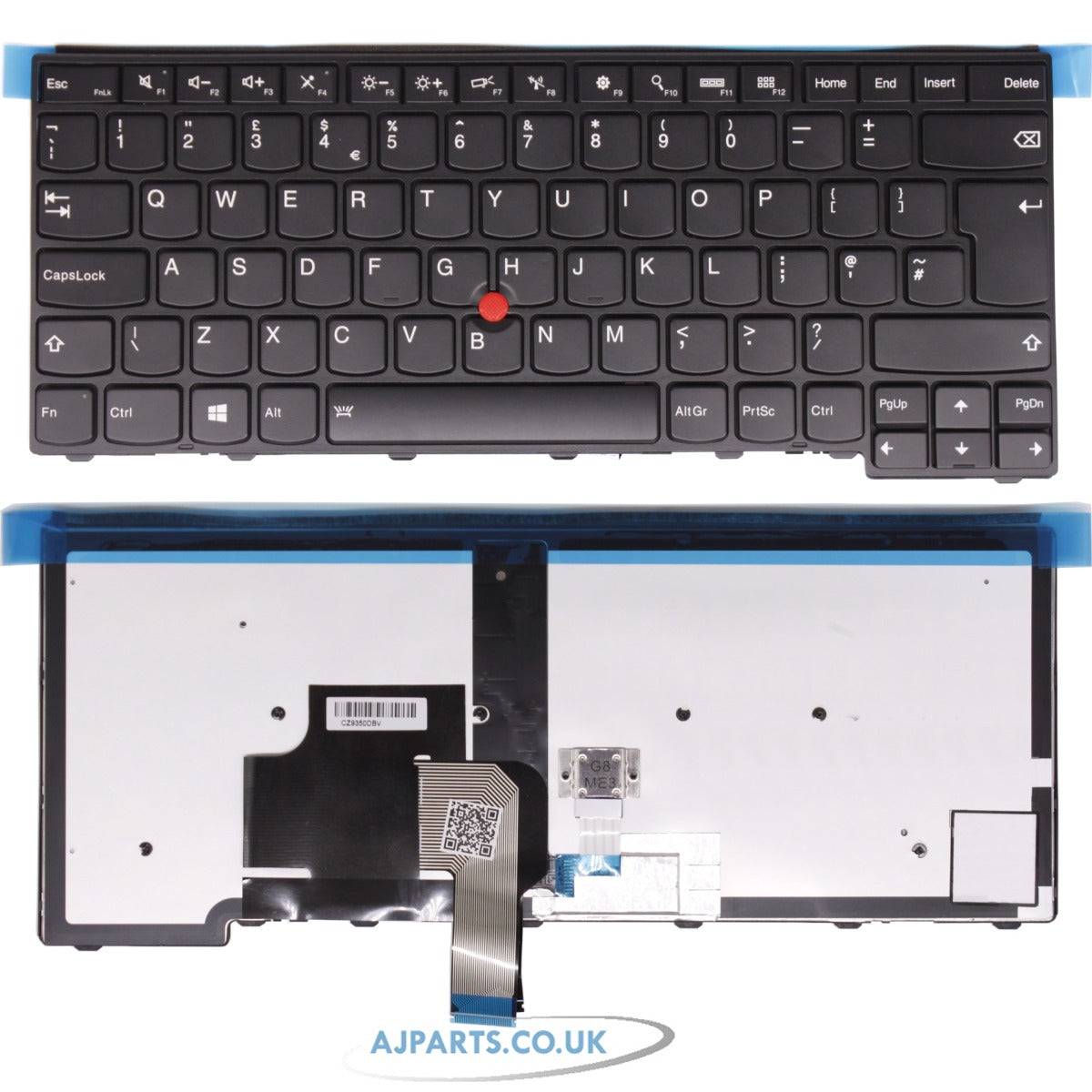 Lenovo Thinkpad T450S Backlit UK Layout with TrackPoint Replacement Laptop Keyboard
