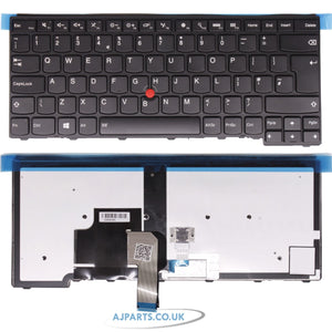 Lenovo Thinkpad T440S 20AQ0057IV Backlit UK Layout with TrackPoint Replacement Laptop Keyboard