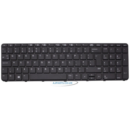 HP Probook 455 G4 UK Keyboard With Frame Replacement Laptop Keyboard