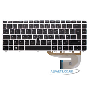 HP 819877-031 Backlit UK Layout Replacement Laptop Keyboard