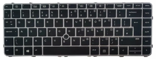 HP EliteBook 840 G4 Backlit UK Layout Replacement Laptop Keyboard