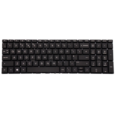 For HP 250 G7 UK Black Without Frame Replacement keyboard