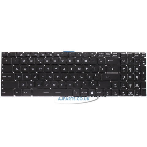 MSI GE72 UK Black Backlit Replacement Laptop Keyboard