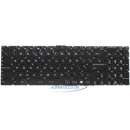 MSI GS70 UK Layout Backlit Replacement Laptop Keyboard Black