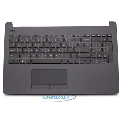 HP 15-BS058CA UK Layout Grey Non-Backlit Replacement Laptop Palmrest with Keyboard & Touchpad