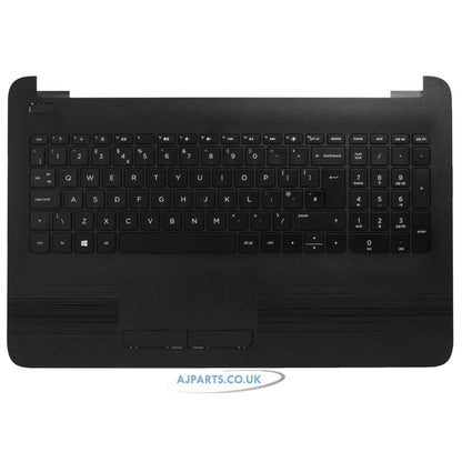 Compatible WIth HP 15-AC UK Black Palmrest Top Case With Touchpad Keyboard