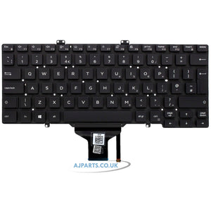 Dell Latitude 0V5H1J V5H1J UK English Backlit Laptop Replacement Keyboard