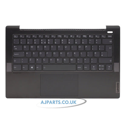 Lenovo IdeaPad 5-14IIL05 Backlit UK Layout Replacement Laptop Palmrest with Keyboard, Touchpad & Frame