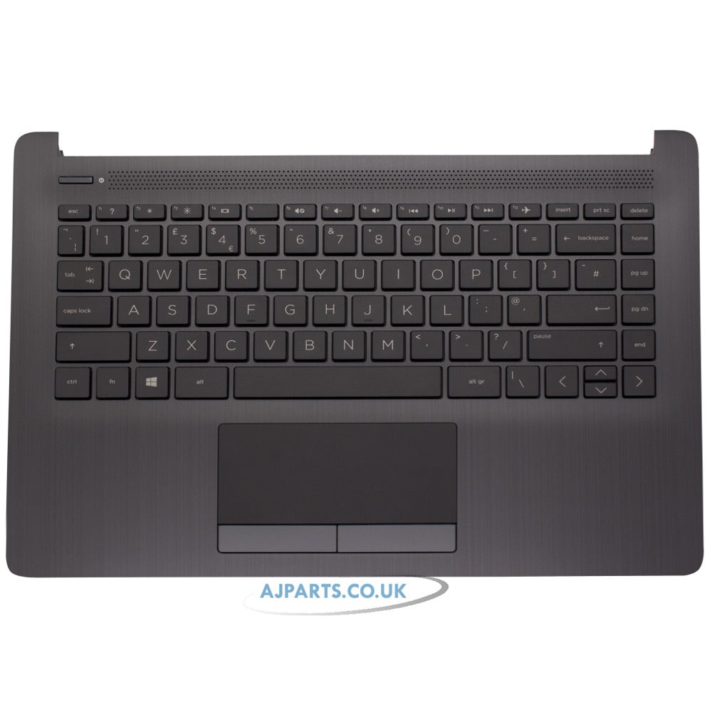 For HP 14-CK0000 Series Compatible Keyboard Palmrest UK With Touchpad