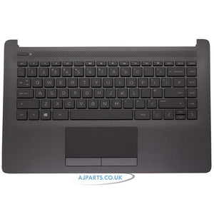 For HP 14-CK0000 Series Compatible Keyboard Palmrest UK With Touchpad
