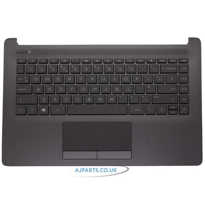 For HP 14-CK0000 Series Compatible Keyboard Palmrest UK With Touchpad
