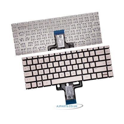 HP Pavilion 14-CE Series Gold UK Layout Replacement Laptop Keyboard