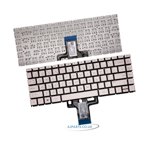 HP Pavilion 14-CE Series Gold UK Layout Replacement Laptop Keyboard