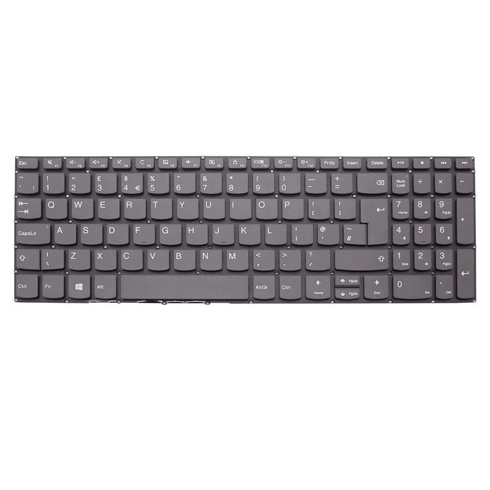 Lenovo V130-15 UK Notebook Qwerty Grey Non-Backlit Laptop Keyboard
