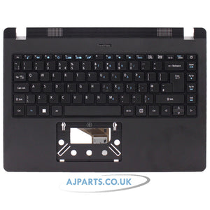 Acer Travelmate P2 TMP214-52G Series Palmrest UK Cover Black Replacement Keyboard