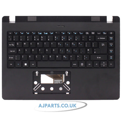 Acer Travelmate P2 TMP214-41-R6MG Palmrest Black Cover Replacement Keyboard